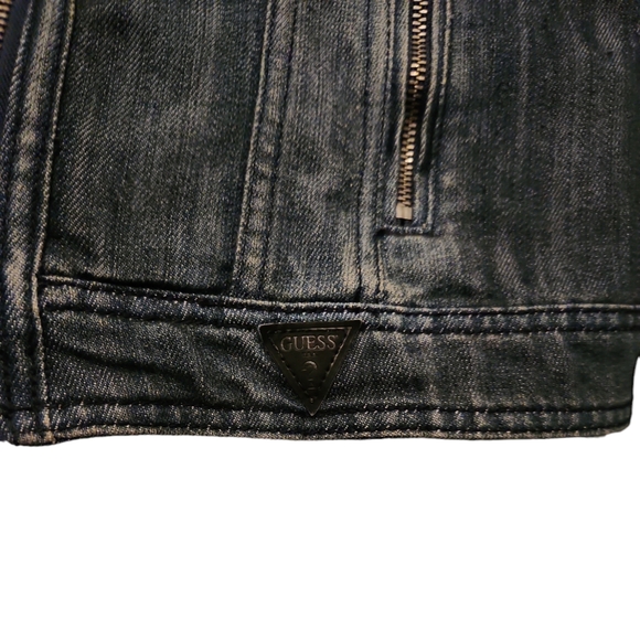 GUESS Originals Moto Zip-Up Jacket - Picture 3 of 6